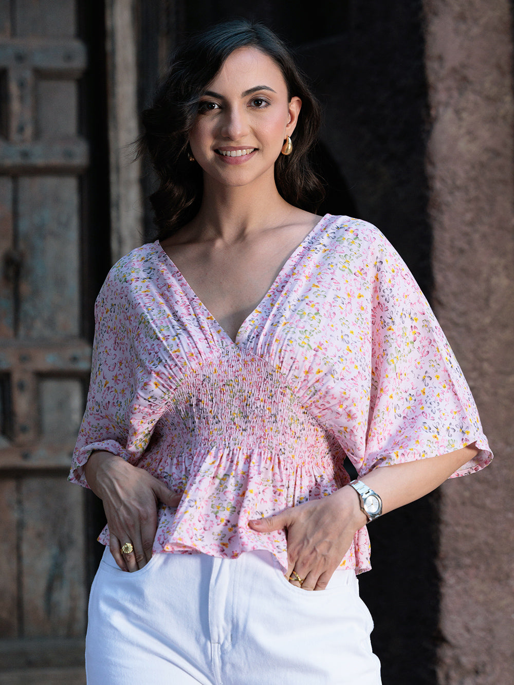 Avya Pink Top